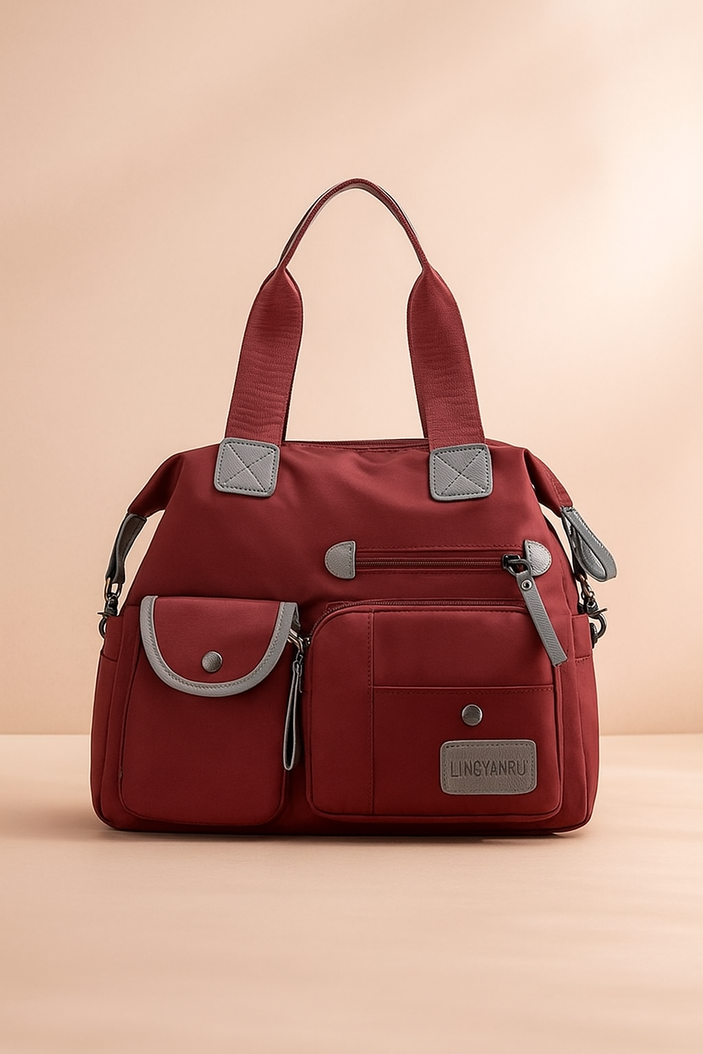 Globe Trotter Handbag with Fashionable Design and Practical Travel Features