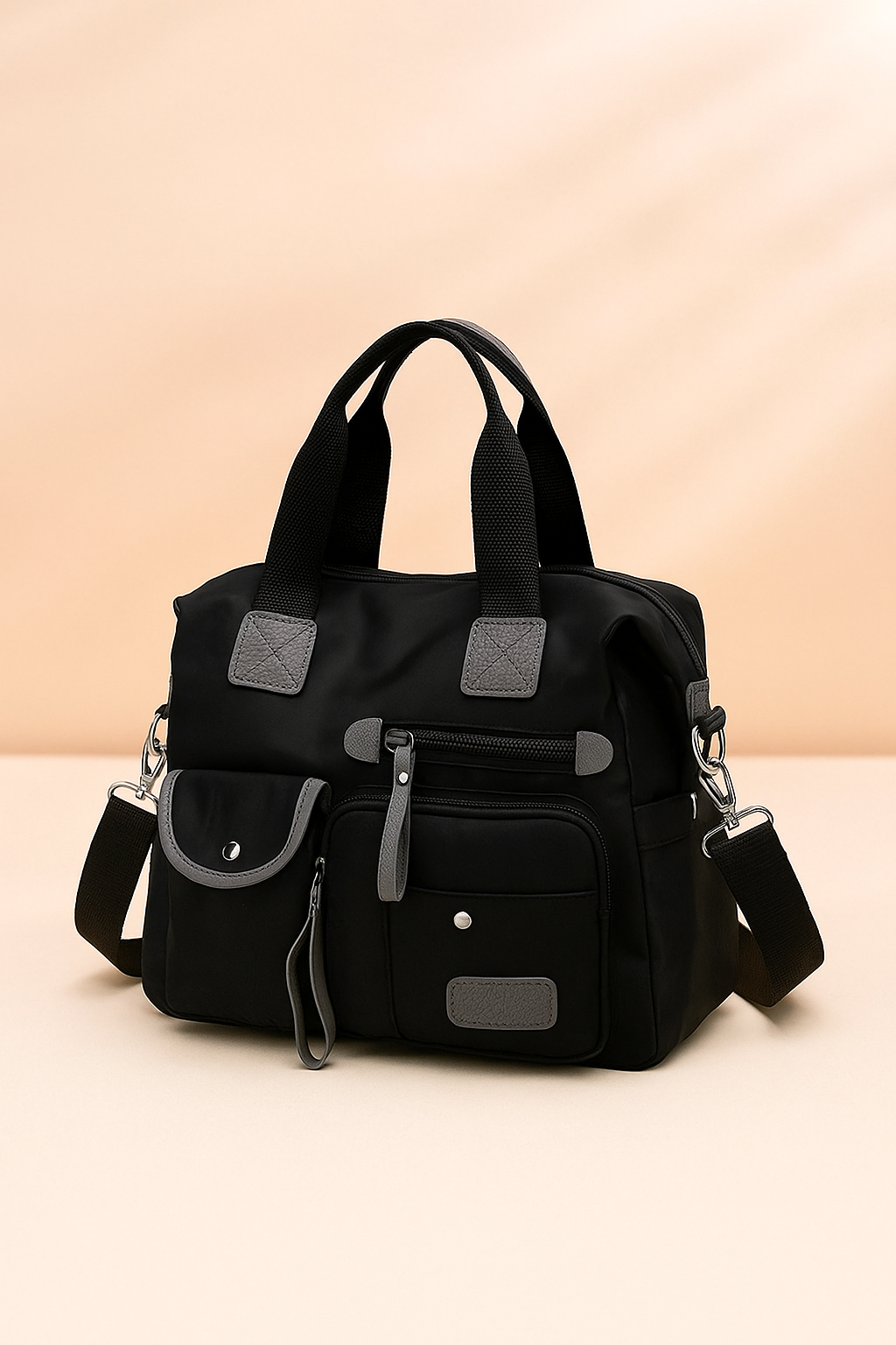 Globe Trotter Handbag with Fashionable Design and Practical Travel Features