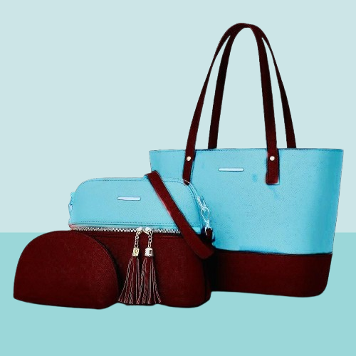 3-in-1 Shoulder Bag Set – Premium Artificial Leather